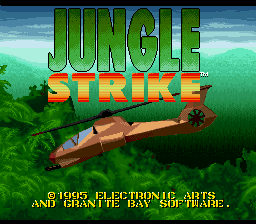 Jungle Strike Title Screen